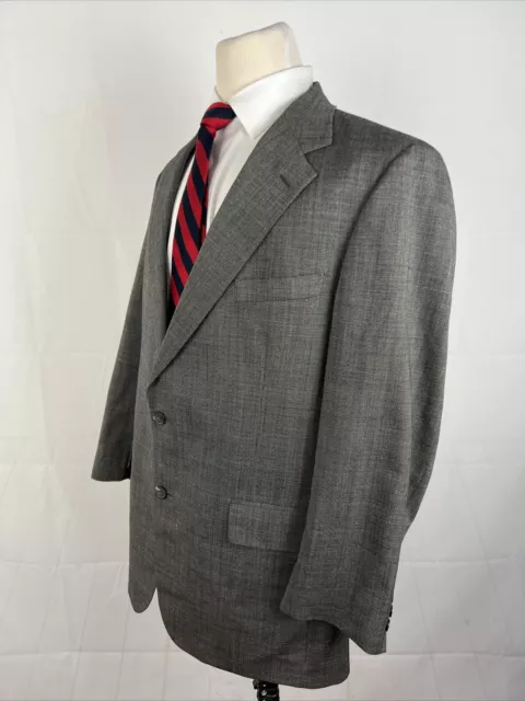 BROOKS BROTHERS MEN'S Gray Wool Blazer 44R $1,495 $350.12 - PicClick