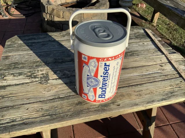 Vintage Budweiser Beer Can Kooler Kraft 13.5" Cooler 1998 Anheuser-Busch