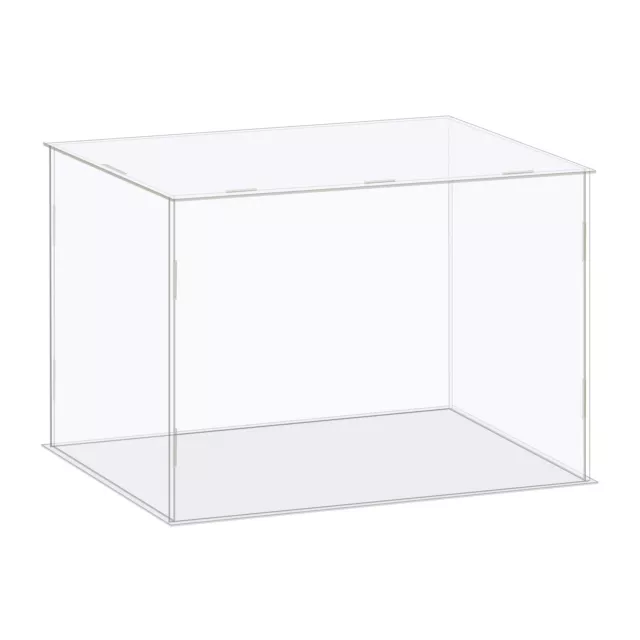 Présentoir Etui Coffret Coffret Transparent Antipoussière 31x16x16cm pour Objets