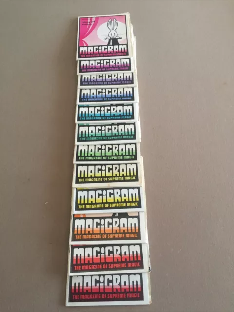 Vintage,Magigram Magicians Magic Magazine, Lot 12, #5 vol 7, 1974,75