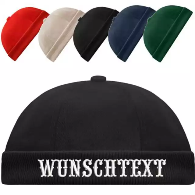 CHEF CAP mit oder ohne Wunschtext Name bestickt Kappe Biker Mütze Docker Cap NEU 2