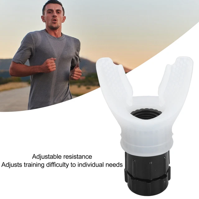 Entraîneur Respiratoire Oxyfit - Appareil D'Exercice Pulmonaire Avec Résistance Réglable (Noir)