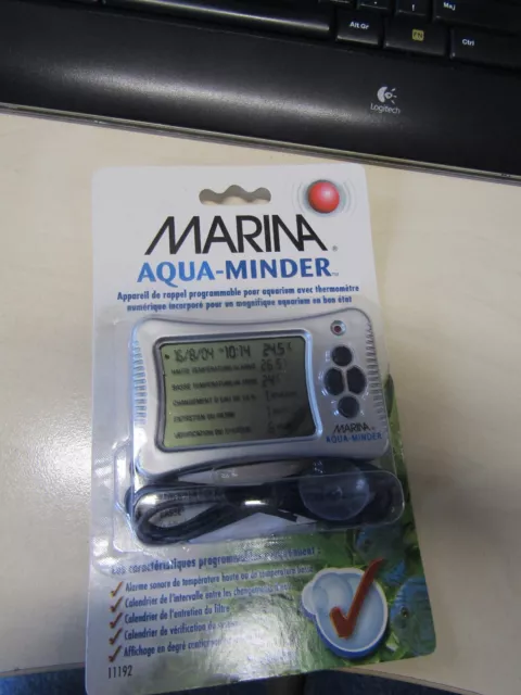 Thermomètre numérique Aqua-minder MARINA pour aquarium