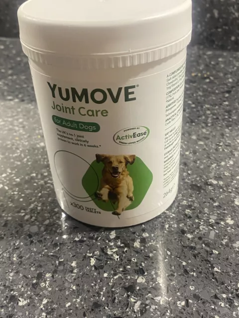 Sealed Lintbells YuMOVE Dog Joint Supplement for Stiff Older Dogs 300 Tablets!