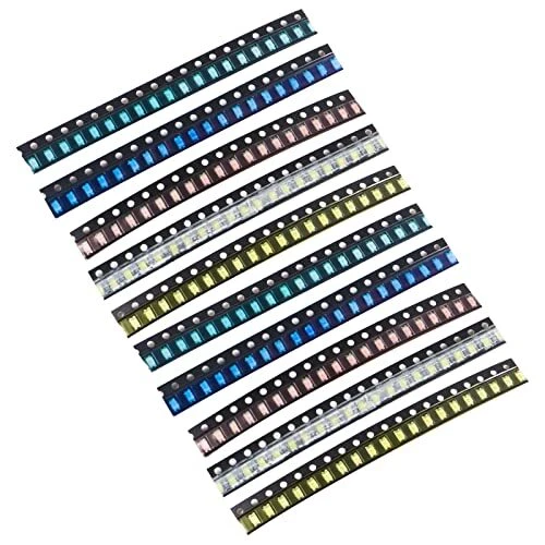 100pcs Smd Led Lights Assorted Kit 1206 Lights Assorted Diode Smd Led Diodo Kit