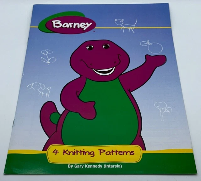 BARNEY KNITTING PATTERNS - Patons, 1997 - NEW - VINTAGE AUSSIE STOCK ...