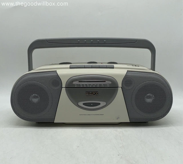 GPX C843S AM/FM Radio Stereo Cassette Player Recorder Boom Box Not