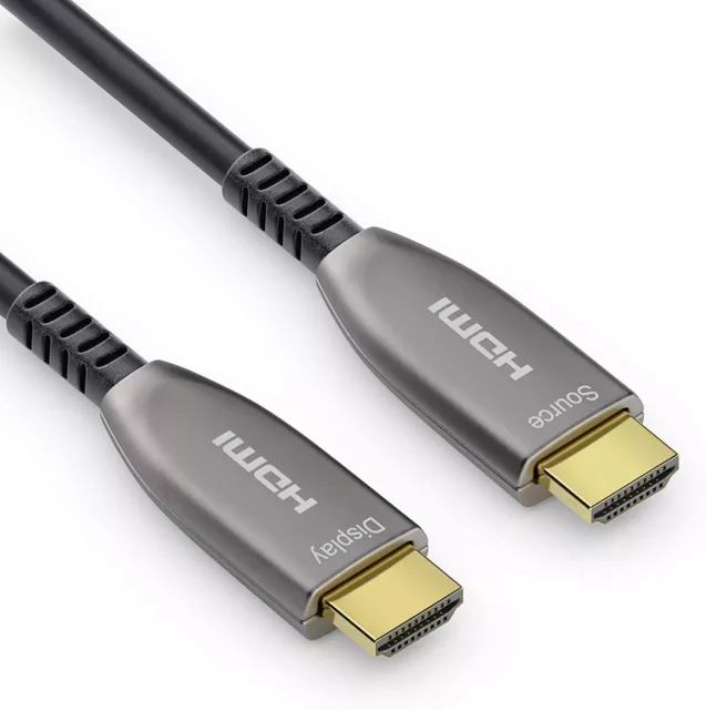 Câble HDMI Hybridkabel Fibre de Verre/Cuivre Actif Aoc 4K Extenseur 50m