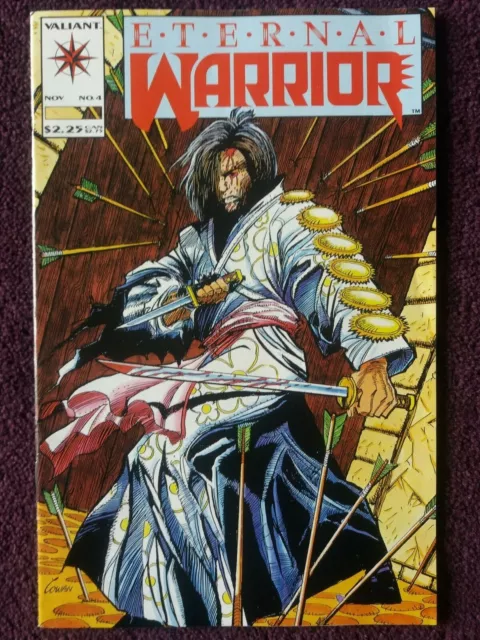 Comics: Eternal Warrior 4 1St Cameo Of Bloodshot 1992.