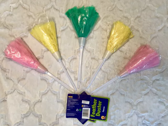 Yellow FEATHER DUSTER French Maid DRESS UP Chamber HALLOWEEN Costume ACCESSORIES
