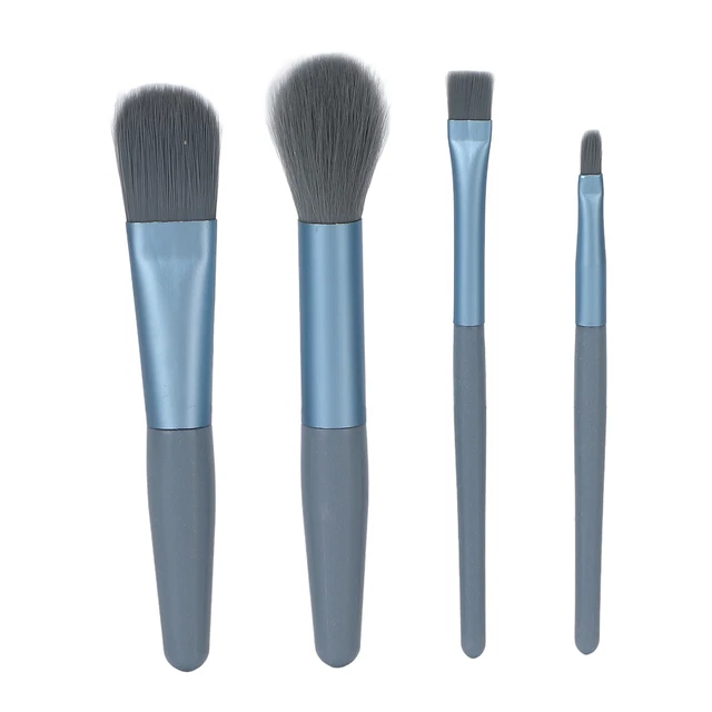 8pcs Pennello Per Trucco Pennello Per Polvere Soffice Portatile Pennello