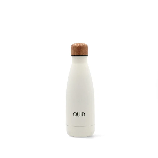 Botella térmica Quid Cocco blanco metal 350 ml