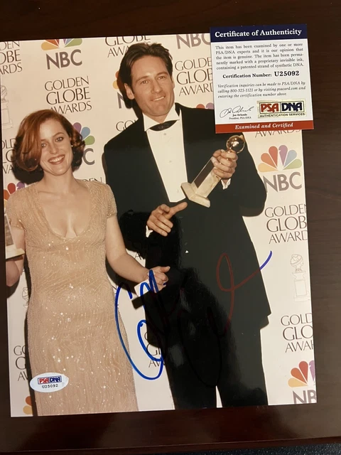 Gillian Anderson X Files Hand Signed In Person Autographed PSA/DNA COA RARE 8x10