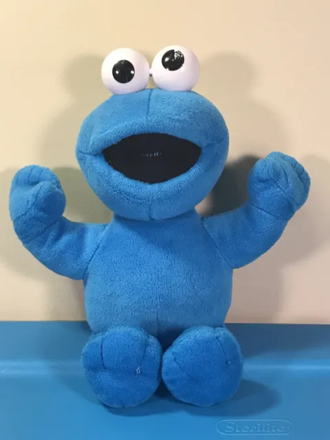 COOKIE MONSTER Fisher Price 10” Plush 2002 Sesame Street MUPPETS