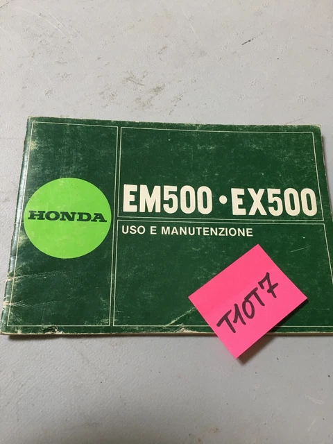 Manuel D'utilisation Honda Générateur EM1900 - Modèle EM 1900 - Occasion