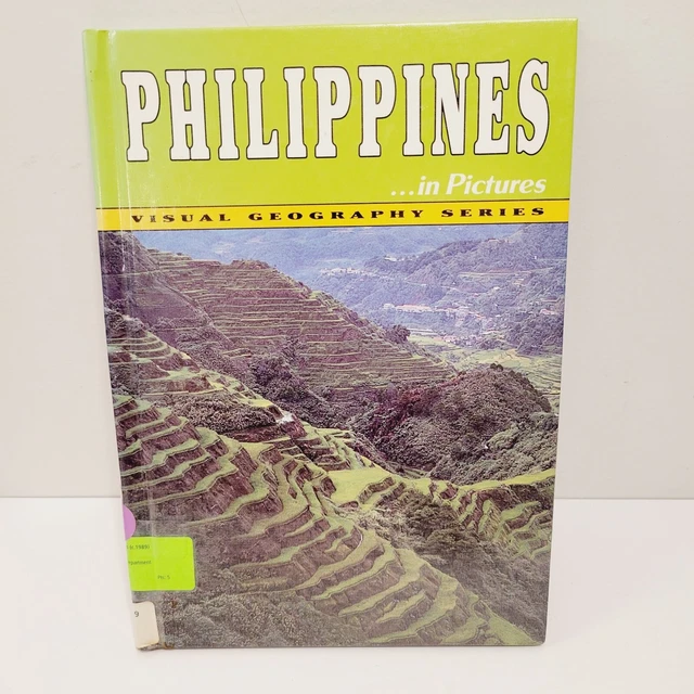 Visual Geography Series Philippines in Pictures HC 1990 Library