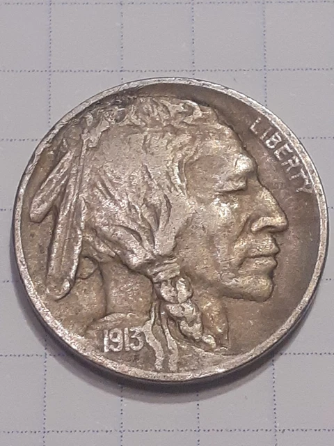 ETATS UNIS.  5 CENTS BUFFALO 1913 Qualité