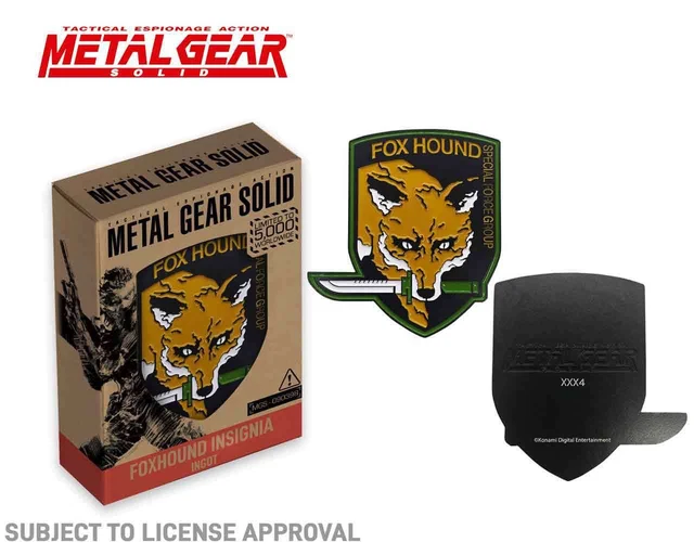 Metal Gear Solid Stickers Mgs - 90'S Foxhound Insignia Vinyl