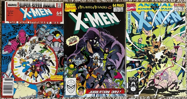 Uncanny X-Men Lot #15 Marvel comics series Annuals from the 1980s