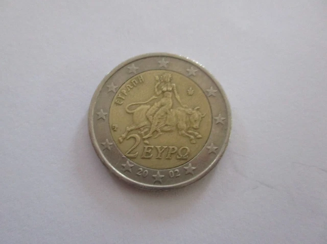 2 Euro Münze Griechenland 2002 Ohne S