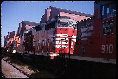 Original Rail Slide - CBQ Chicago Burlington & Quincy 505+ Peoria IL 5-1964