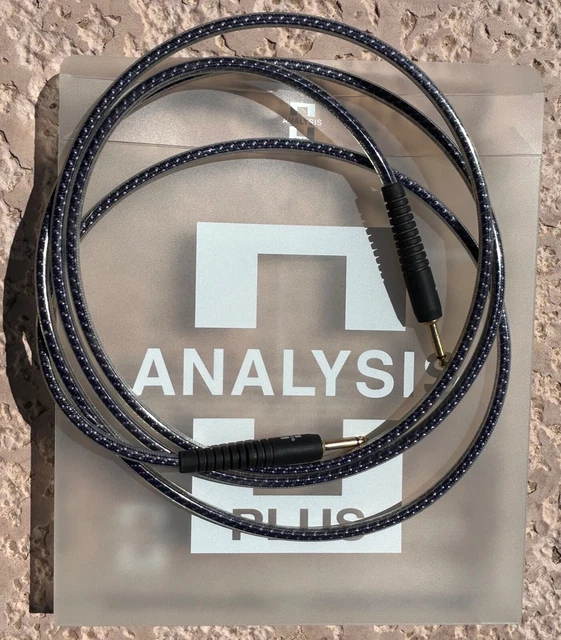Analysis Plus Pro Oval Studio Instrument Cable - 3 meters Analysis Plus Pro Oval Studio Instrument Cable - 3 meters