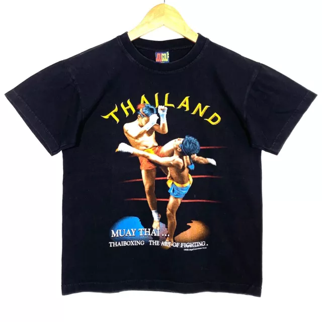 Tee Shirt Graphique Vintage 90’s Thailand Muay Thai