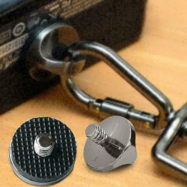 "Juego de tornillos 1/4" para trípode de cámara réflex digital herramienta NUEVO Quick New Release...