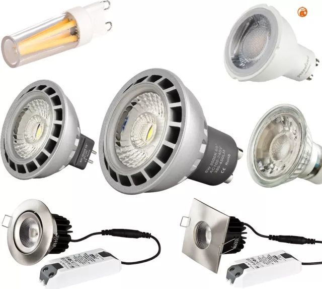 Dimmbar - LED Lampe  GU10 MR16 GU5.3 G9 E14 E27 Leuchtmittel Glühbirne warmweiß