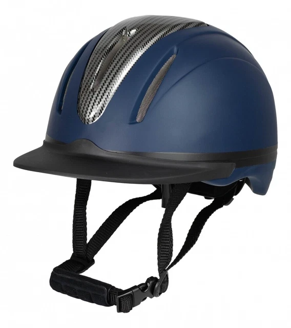 Reithelm Reitkappe Reiterhelm Reiterkappe Innovation Carbon RL24 blau XS-XL