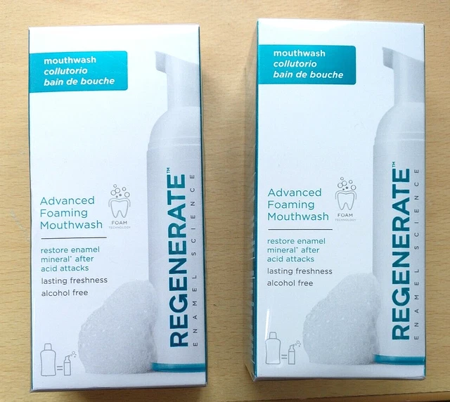 2 Mengen Regenerate Advanced Foaming Mundwasser 50ml #Y2