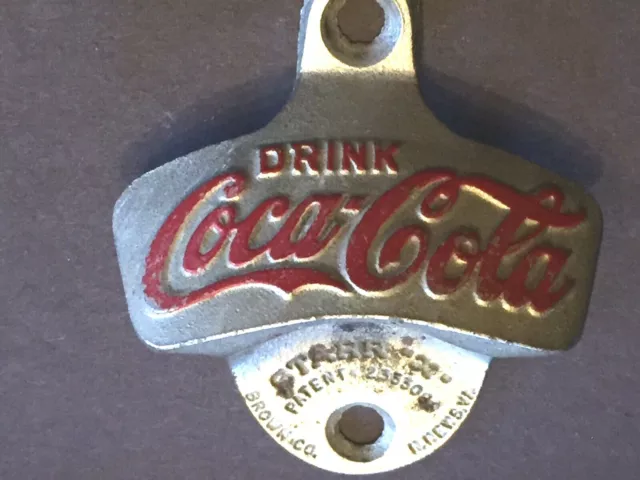 Vintage Coca Cola Starr “X” Wall Mount  Bottle Opener