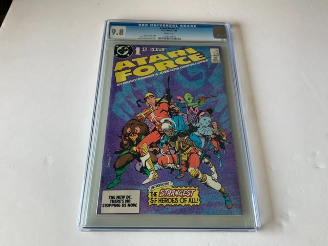 Atari Force 1 Cgc 9.8 White Pages Dc Comics 1984