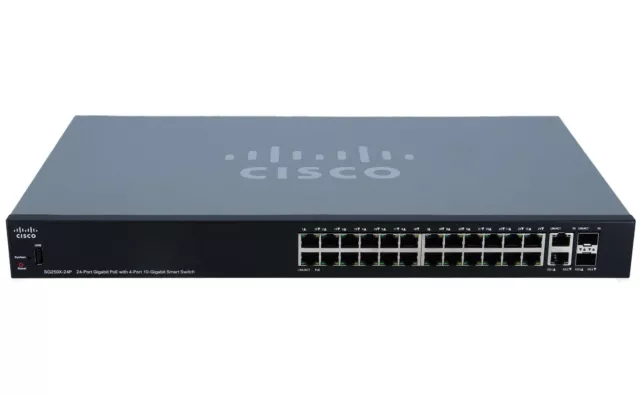 Cisco SG500X-24P-K9 24 Ports Gigabit PoE Managed Ethernet Switch VERSANDKOSTENFREI