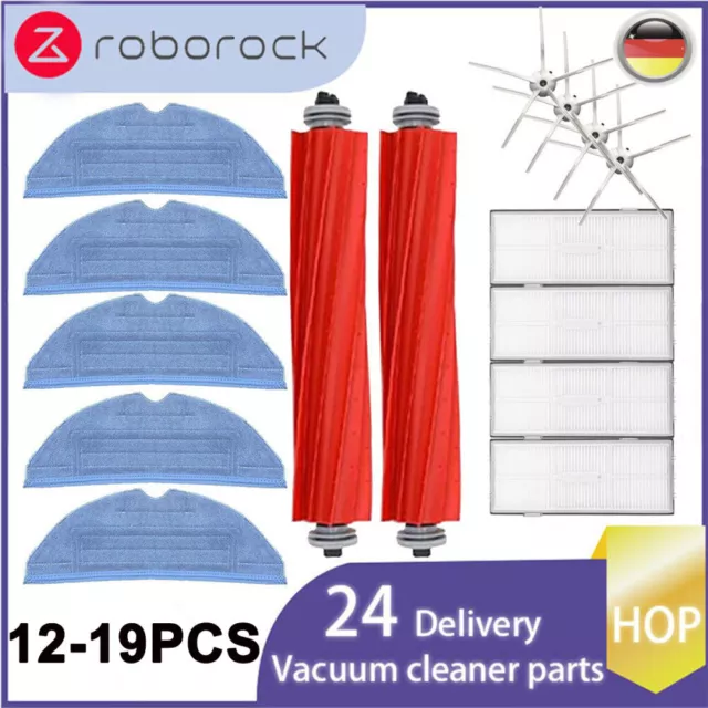 Für Roborock S7/S7+/S7 MaxV /T7 Ersatzteile Zubehör Set Hauptbürste HEPA Filter