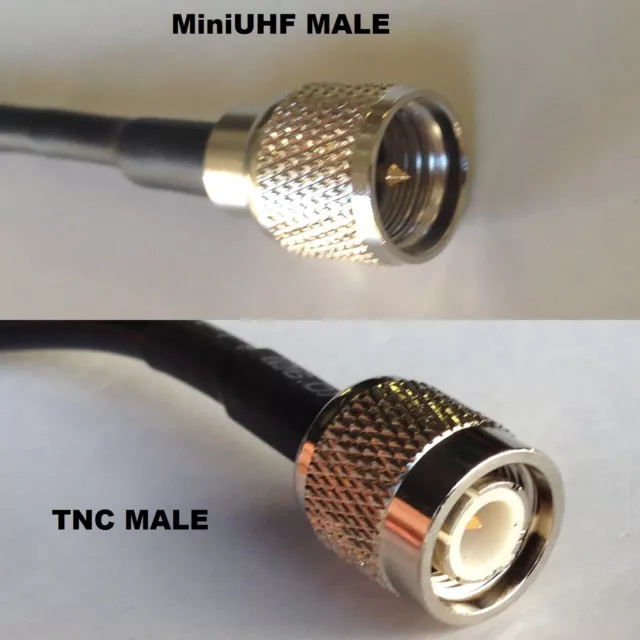 RG316 MINI UHF MALE to TNC MALE Coaxial RF Cable USA-US