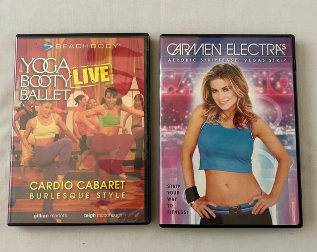 Yoga Booty Ballet & Carmen Electra Cardio Cabaret Burlesque Style Aerobics