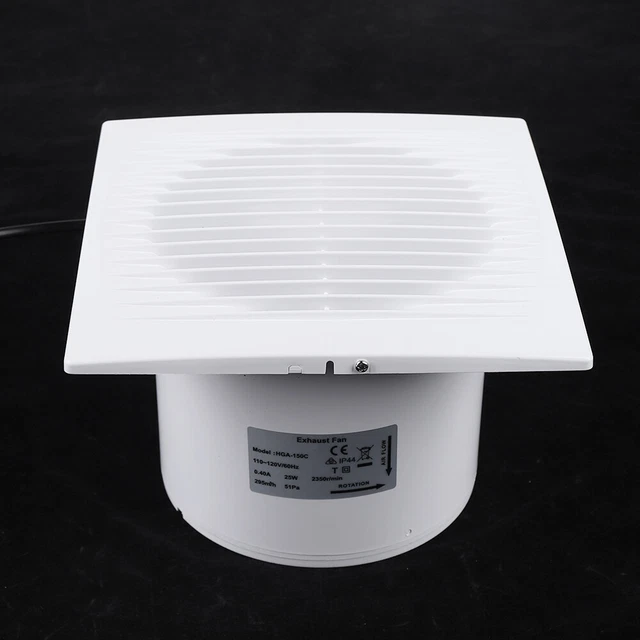 BATHROOM EXHAUST AIR Ventilation Fan Basement Window Kitchen Toilet