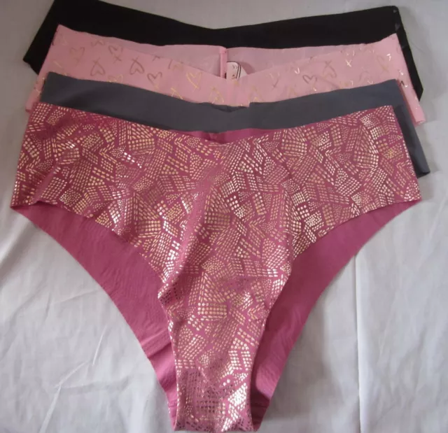 VICTORIA'S SECRET PANTIES Underwear NO SHOW CHEEKY U Pick Color X-LARGE RAW  CUT $14.94 - PicClick