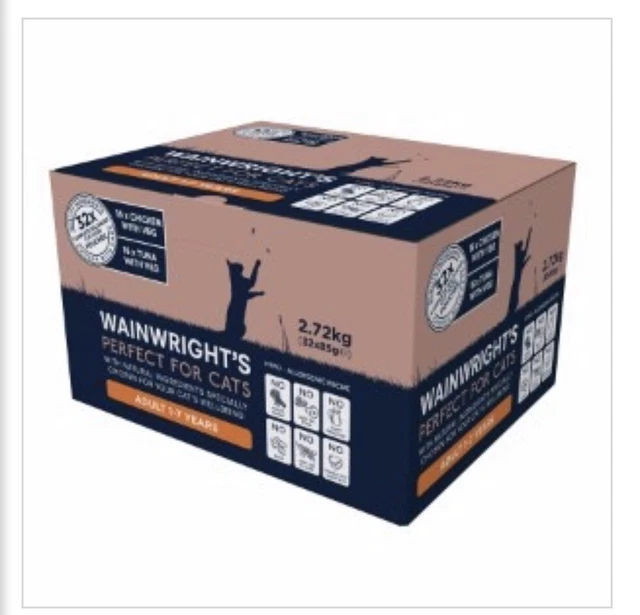 WAINWRIGHT S ADULT Cat food mixed Chicken Tuna veg 32x 85g FREE POSTAGE 24.99 PicClick UK
