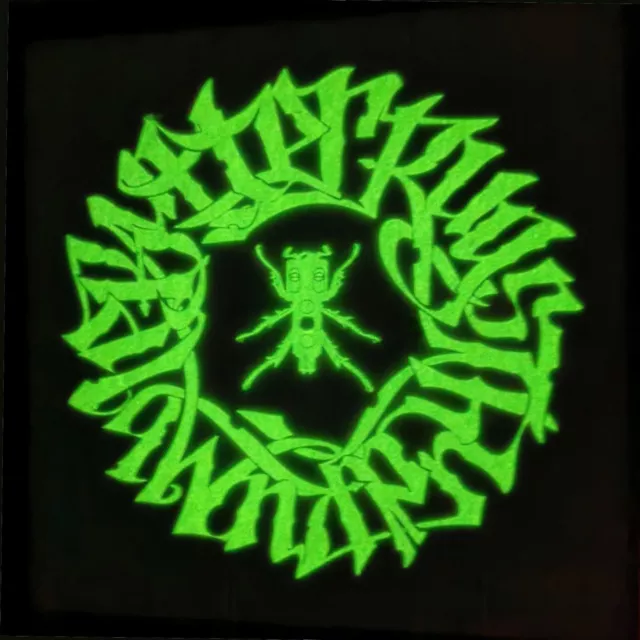 Framed Glow In The Dark Thud Rumble Butter Rug Slipmat - DJ Qbert Skratchy Seal