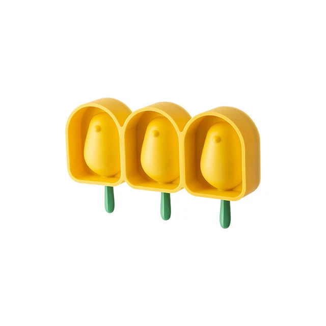 Silicone Ice Cream Mold Popsicle Mold Popsicle Stick Frozen Ice Cube Tray Tool C