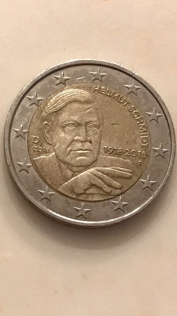 Fehlprägung 2 Euro Münze Helmut Schmidt 2 EURO MÜNZE Fehlprägung Helmut Schmidt. F EUR 239,00 - PicClick DE