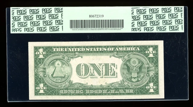 DBR 1935-C $1 Silver Gem Fr. 1612 IE Block PCGS 66 PPQ Serial I24882340E 2