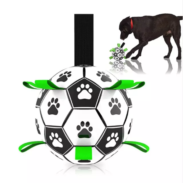 Leather Football For Dog Toys New Pets Game Puppy large Dogs Outdoor Training
