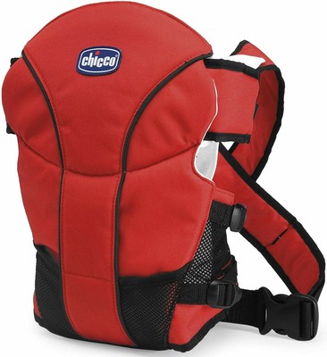 ROSSO NERO Chicco CHICCO MARSUPIO GO BABY CARRIER DOPPIA POSIZIONE DI TRASPORTO 0MESI 