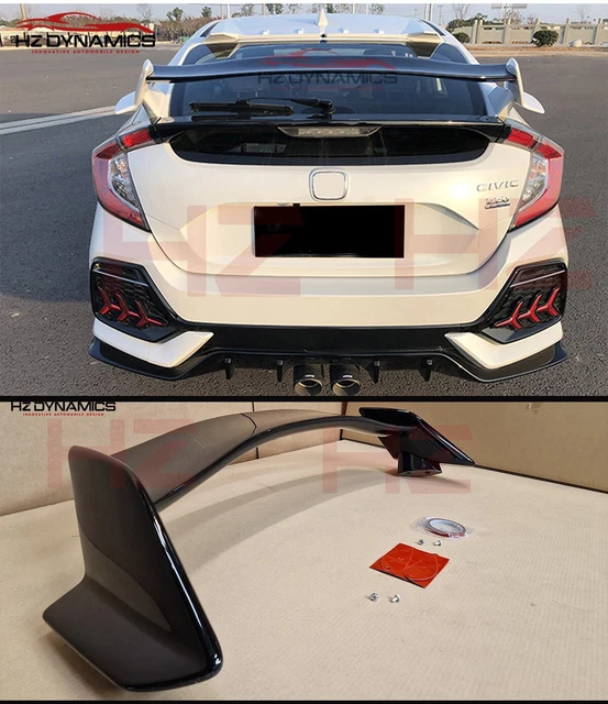 Aletto Posteriore Per Tesla Model 3 In Materiale ABS Spoiler Nero