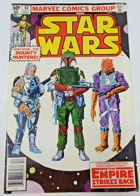 Star Wars #42 Yoda & Boba Fett 1St App Empire Strikes Back *1980* Newsstand 8.0