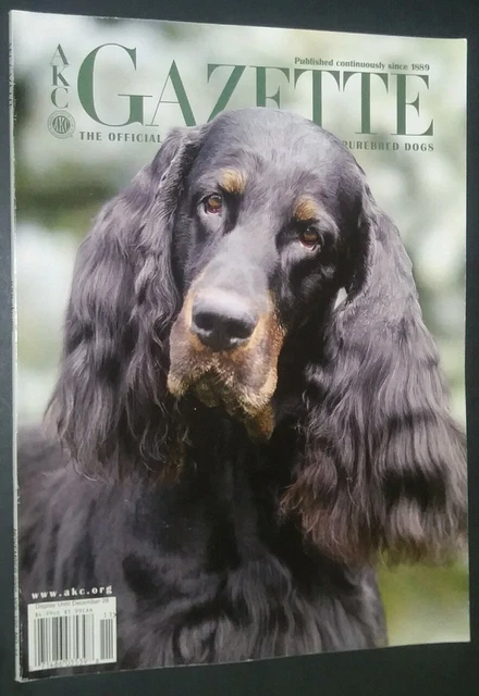 AKC Gazette Magazine Gordon Setter Cover + Articles Nov. 2005 AKC Library