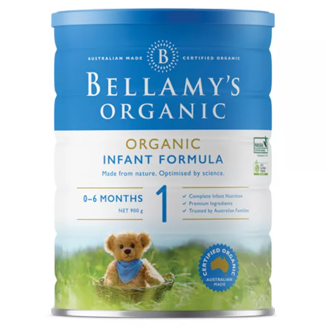 Bellamy's Organic Infant Formula Step 1 900g